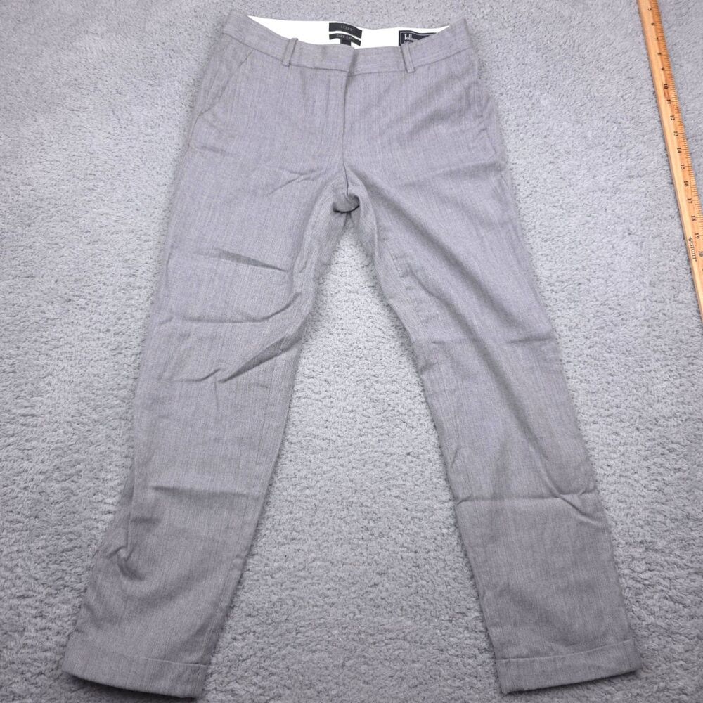 J Crew Cafe Capri Womans Size 00 Grey Wool‎ Cuffed Dress 1900 Tollengo wool
